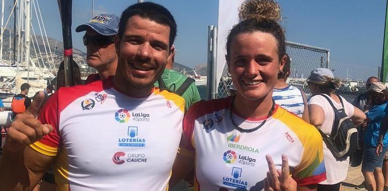 Esteban Medina logra oro, Judit Verges plata y Amaia Osaba bronce en el Europeo de kayak de mar