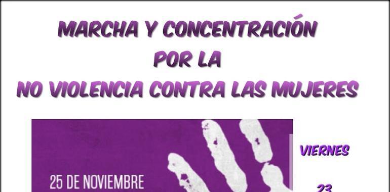 Hoy Llanes marcha contra la violencia machista