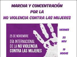 Hoy Llanes marcha contra la violencia machista