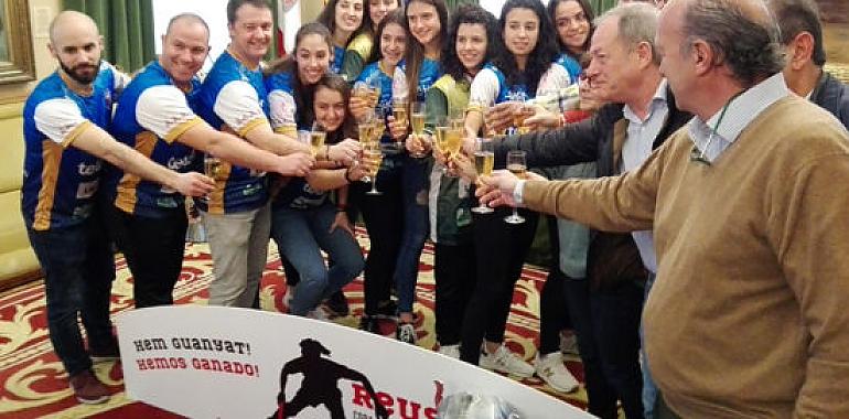 Gijón rinde merecido homenaje a las campeonas de la Copa Reina de Hockey PatinesATINES 