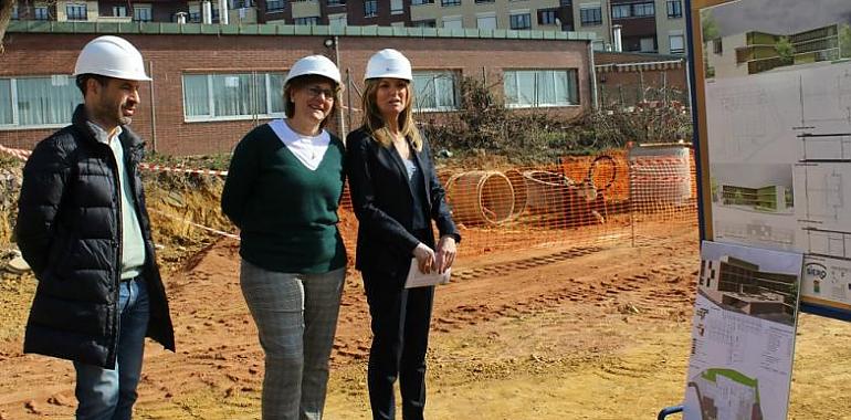 Las obras de construcción de la residencia de Lugones avanzan a buen ritmo