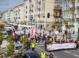 USO reúne en Santander a 3.000 personas para reivindicar que se acabó el juego con los trabajadores