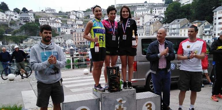 María Jesús Coya y Haritz Gárate ganan el III Triatlón LuarcaSprint