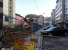 Arrancan en Mieres las obras del aparcamiento de la calle La Pista con fondos Feder