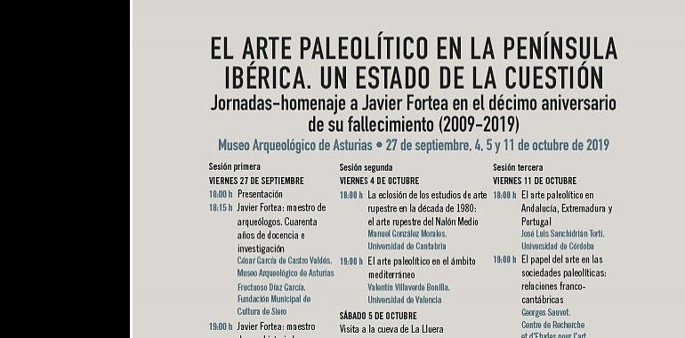 Jornadas sobre el arte paleolítico en la península ibérica, de APIAA