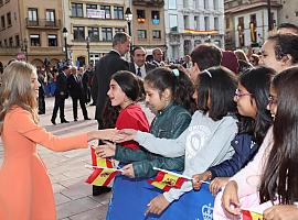 Los Reyes, la Princesa Leonor y la Infanta Sofía, en Oviedo