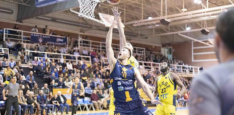 El Liberbank Oviedo Baloncesto cae ante el ZTE Real Canoe N.C