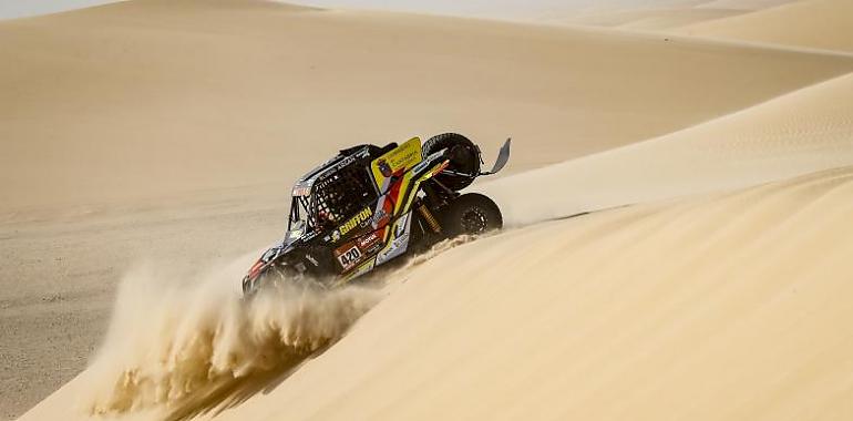 Chus Puras mejora en dos posiciones y sube al sexto en el Dakar