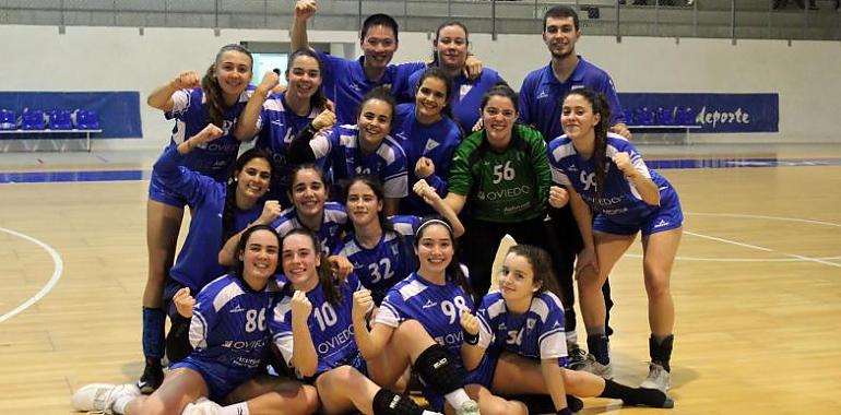 Oviedo Balonmano Femenino: Campeonas de la Liga sénior-juvenil