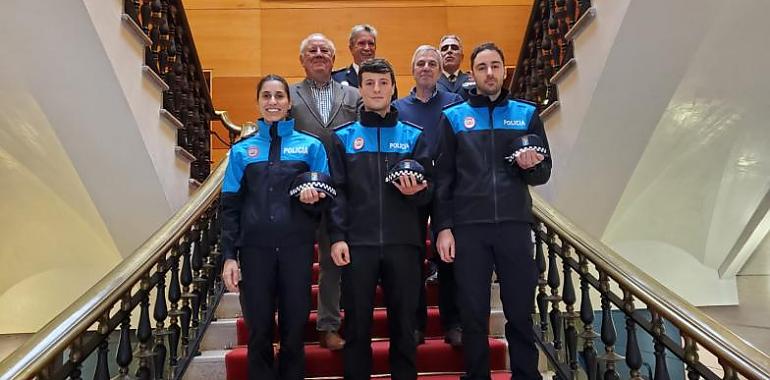 Gijón incorpora hoy tres nuevos agentes en su Policía Local