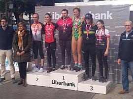 Antonio Benito y Josely Brea ganan el Duatlón Ciudad de Oviedo