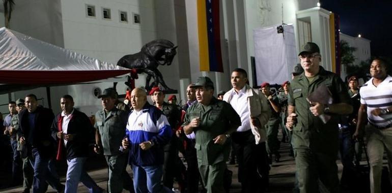 Chávez trota con los cadetes