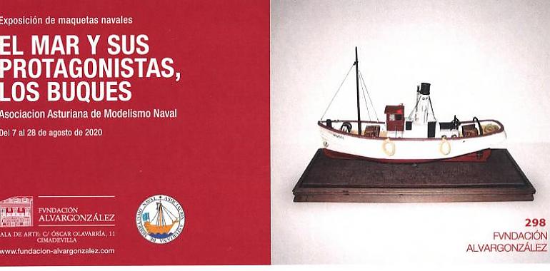 Exposición de maquetas navales en la Fundación Alvargonzález