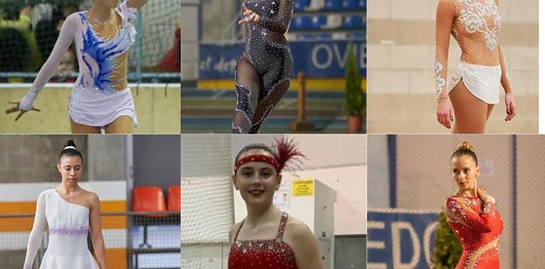 Cuatro patinadoras asturianas entre las diez primeras en el campeonato nacional