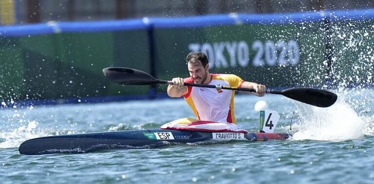 El K4 500 gana su eliminatoria y pasa directo a semifinal