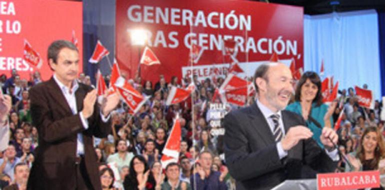 Rubalcaba pide a los ciudadanos "que no esperen al día 21" para protestar por los recortes del PP y "voten el día 20 para evitarlos en las urnas"