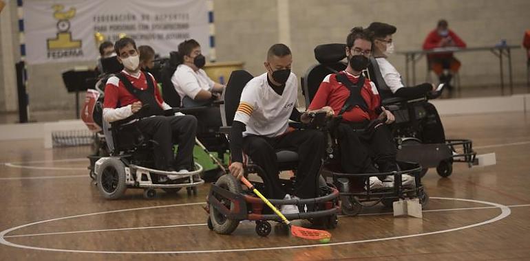 La Selección Española de Hockey en Silla de Ruedas Eléctrica concentrada este fin de semana en Avilés