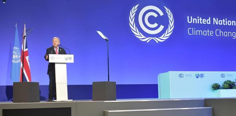 COP26: “Basta de tratar la naturaleza como un retrete”