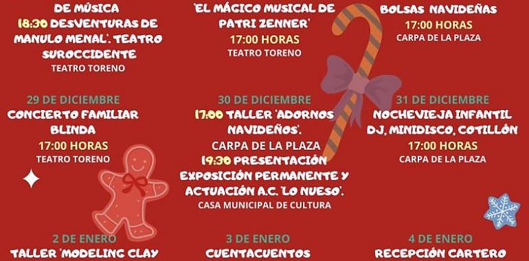 Cangas del Narcea da la bienvenida a la Navidad con un montón de actividades