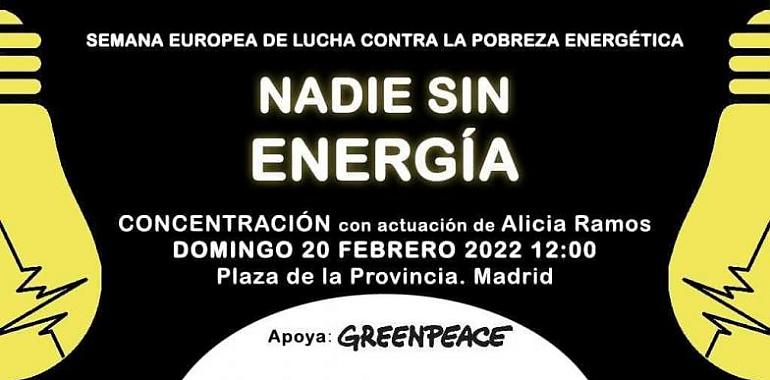 Varias organizaciones sociales convocan una concentración contra la pobreza energética