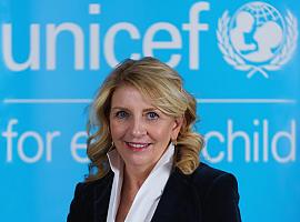 La directora ejecutiva de UNICEF, Catherine Russell, informa al Consejo de Seguridad de la ONU sobre la situación humanitaria en Ucrania