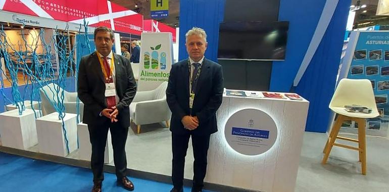 Asturias promociona la pesca y la acuicultura en la feria internacional Seafood de Barcelona