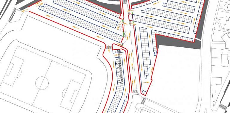 El Ayuntamiento de Gijón reordenará el aparcamiento de El Molinón