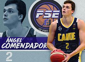 El base Ángel Comendador llega cedido al Alimerka Oviedo Baloncesto desde Estudiantes