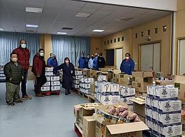 Cangas del Narcea reparte 7.666 kilos de alimentos entre 75 familias desfavorecidas