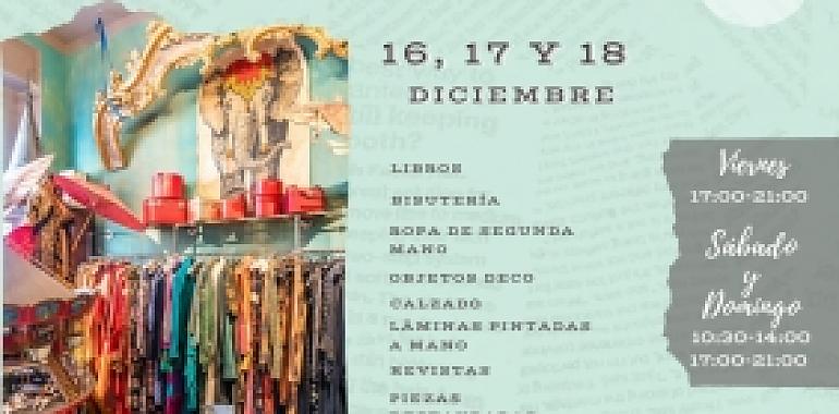 Mercadillo navideño vintage organizado por La Fermata de Gijón