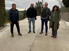 Finalizadas las obras de pavimentación del Camín de les Corves en Porceyo en Gijón, que han costado más de 85.000 euros