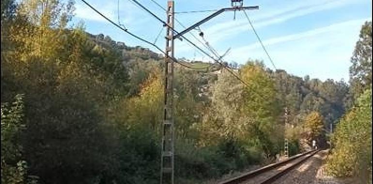 Robo de materiales críticos y vandalismo contra las obras de mejora de la línea Gijón-Laviana 