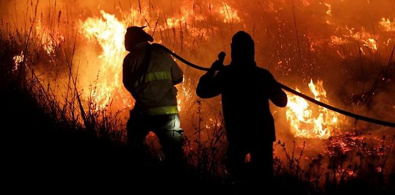 A estas horas tenemos 22 incendios forestales en 15 concejos diferentes de Asturias