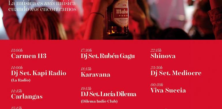 Cita en Gijón con la segunda edición de “Vibra Mahou Fest” 