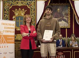 El ganador de la XVI Olimpiada de Economía de la Universidad de Oviedo obtiene el segundo premio a nivel nacional