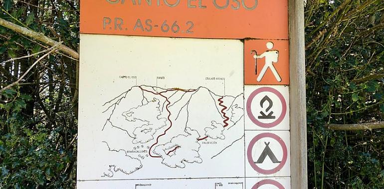 Rescatadas de madrugada dos personas que se desorientaron cuando realizaban la ruta circular del Canto del Oso en Caso