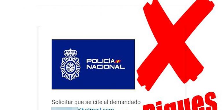 ¡Cuidado! Te pueden hacer creer que se trata de la policía, ¡pero no es así!