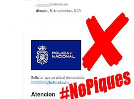 ¡Cuidado! Te pueden hacer creer que se trata de la policía, ¡pero no es así!