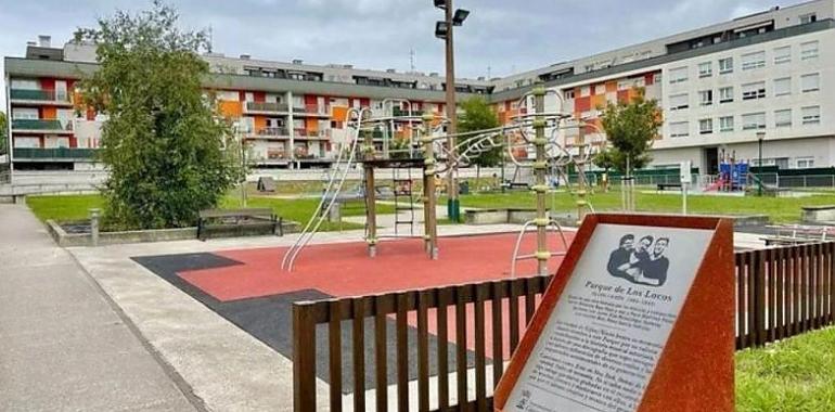 Reubicación de la zona de juegos del parque de Los Locos en Gijón por la construcción de un edificio