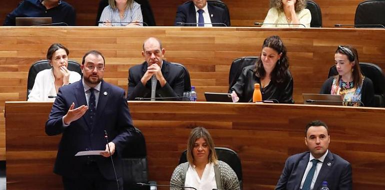 El presidente del Principado ha defendido hoy el modelo fiscal asturiano durante su intervención en la Junta General