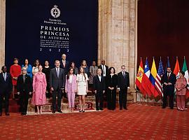 El Presidente del Principado asiste a las audiencias de los reyes a los galardonados con los Premios Princesa de Asturias