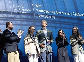 La revolución digital llega al campo asturiano: La Familia Real celebra el auge tecnológico y humano de tres aldeas ejemplares