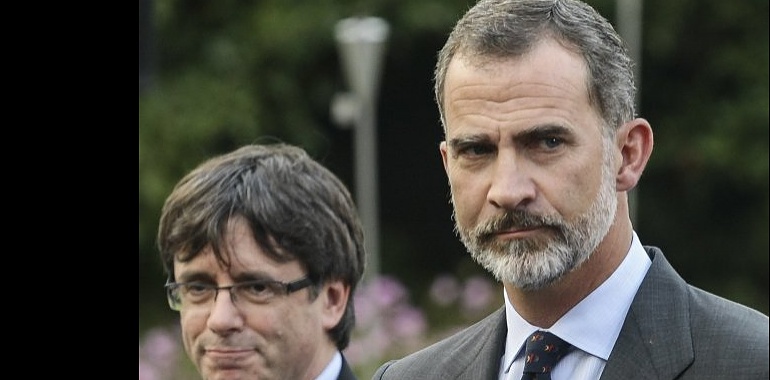 Desafío catalán en las calles de Madrid: Puigdemont confronta al Rey Felipe VI