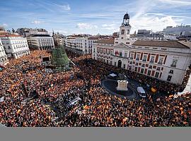 Protestas masivas contra la ley de amnistía propuesta por Sánchez