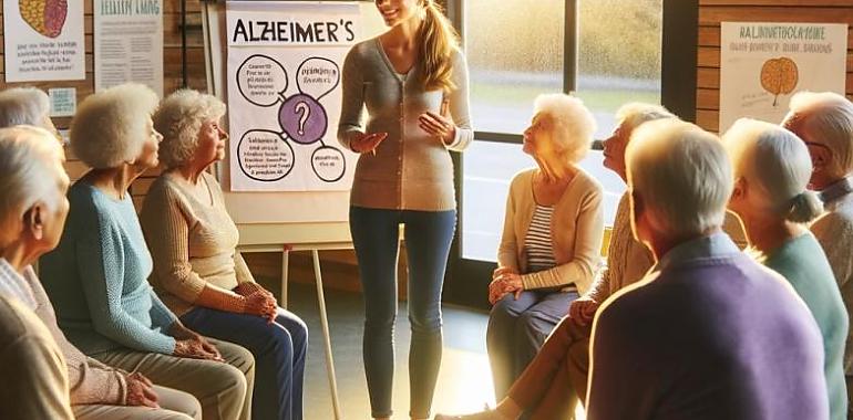 Se inicia el ciclo de jueves saludables en Avilés enfocado en el Alzheimer con charlas y taller de teatro