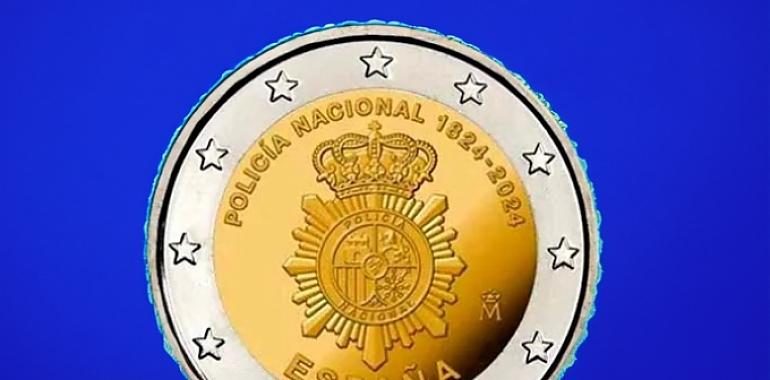 España celebra los 200 Años de la Policía Nacional con una moneda de 2 euros conmemorativa