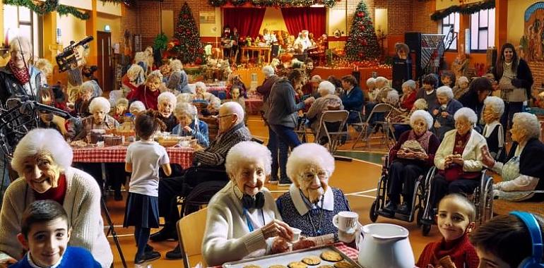 Oviedo celebra la integración intergeneracional: Jornadas de convivencia y aprendizaje entre escolares y mayores