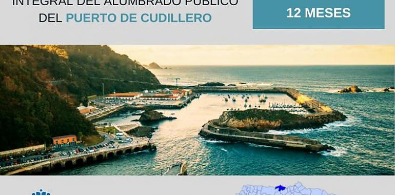 527.560 euros para la renovación integral del alumbrado del puerto de Cudillero