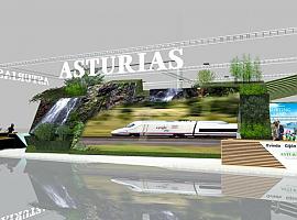 Alta velocidad y Paraíso Natural protagonistas del estand de Asturias en Fitur