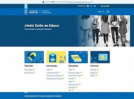 Una nueva portada web que aglutina los servicios digitales para familias, alumnado, centros y profesorado